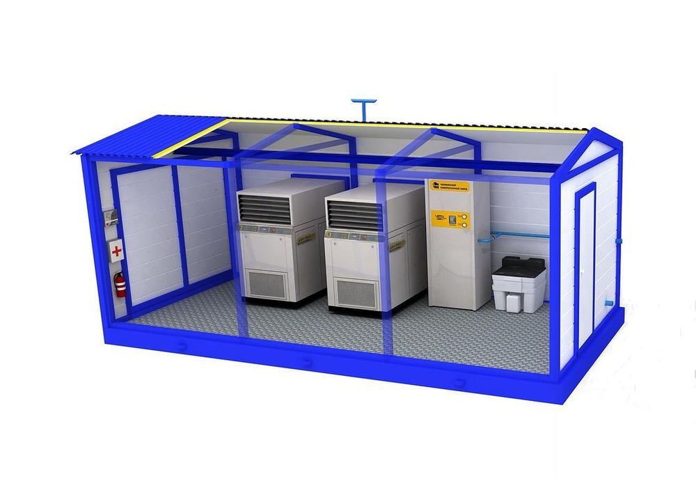 БКК с компрессорными установками типа ДЭН (с электрическим приводом)