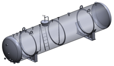 Сосуды цилиндрические горизонтальные типа БС и ПС